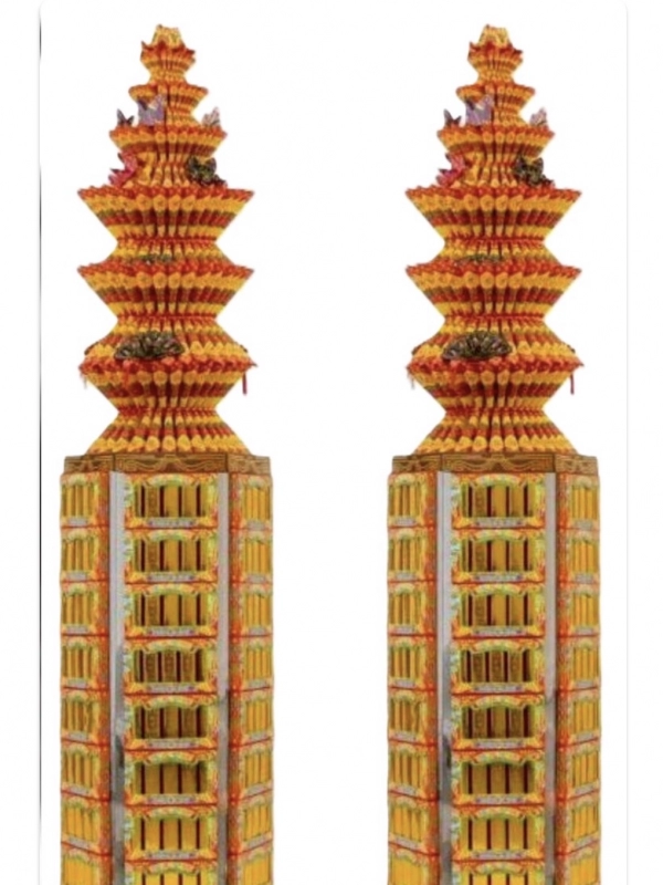 260cm 巨無霸牌樓蓮花塔